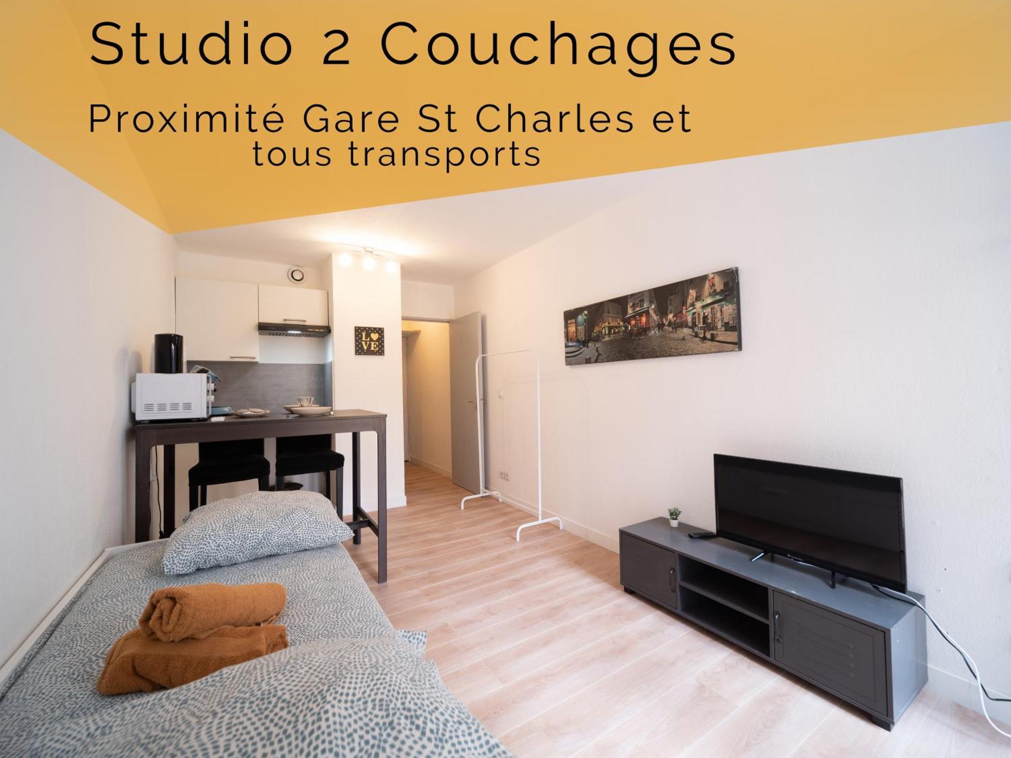 Appartement Tout Equipe A 6 Minutes De La Gare St Charles Marselha Exterior foto